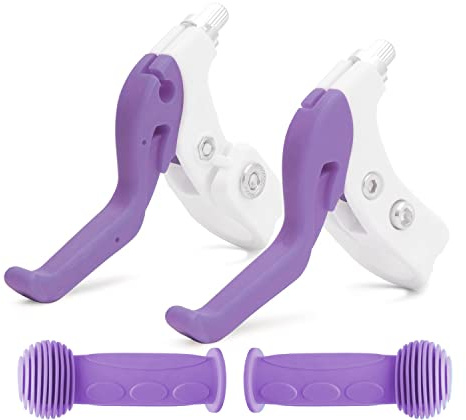 TOPCABIN 1 para Kinder Fahrrad Bremshebel Lenker Bremsen Fahrrad Handgriff Bremse Bremshebel Kind Fahrrad Bremshebel Für Kinder Fahrrad (Violett)