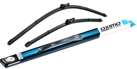 OXIMO Scheibenwischer Set Auto - Wischerblätter Set für Frontscheibe 650 mm/450 mm - Autoscheibenwischer Vorne Auto Zubehör - Alfa Stelvio, Audi A3, Arona, ŠKODA Superb, Karoq, Golf 7, Passat B8, Polo