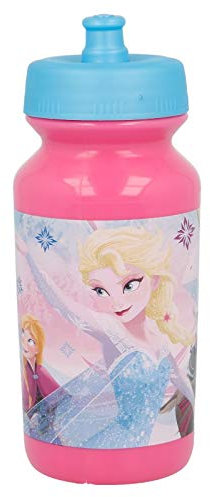 ALMACENESADAN 2000; Botella para agua Frozen; capacidad 340 ml; reutilizable; ideal para cualquier ocasión.