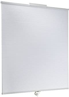 Sonnenschutz-plissee mit Saugnapf Weiss max. 100 x 130 cm