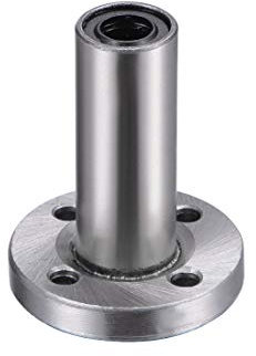 sourcing map Linearkugellager 6mm LM6UU Extra Lange Runder Flansch LMF6LUU, 6mm Bohrung, 12mm Außendurchm. 35mm Länge