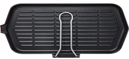 ILSA Bistecchiera per Induzione, Ghisa Smaltata, Dietella Induction, Rettangolare, Dimensioni 23x36 cm