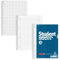 Brunnen Collegeblock Student „DUO“ Recycling | A4, kariert/liniert, 80 Blatt, petrol