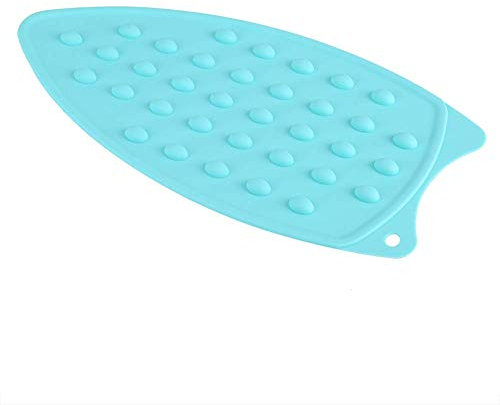 Repose-Fer Mini en Silicone,Repose Fer a Repasser Silicone,Silicone Repose Fer,Tapis à Repasser Support pour Fer Repasser en Silicone Tapis de Repos de Repassage Antidérapant,Filet De Repassage