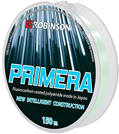 Robinson Angelschnur Primera 150m 0,125-0,347mm Fluorocarbon beschichtet (0,202 mm / 5,65kg)