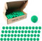 Dsoar Gummiball Paintball .68 Caliber Wiederverwendbare Soft Paintballs Für das Training Üben Sie Paintballs, 120 PCS, Grün