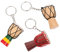 3st Djembe-anhänger Für Musikliebhaber Trommel Als Schlüsselanhänger Tasche Schlüsselanhänger Mini Afrikanische Trommeln Reisen Charme Schaffell Taschenanhänger