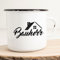 Huuraa Emaille Tasse Bauherr Geschenk Kaffeebecher Vintage 300ml Bauherr Geschenkidee