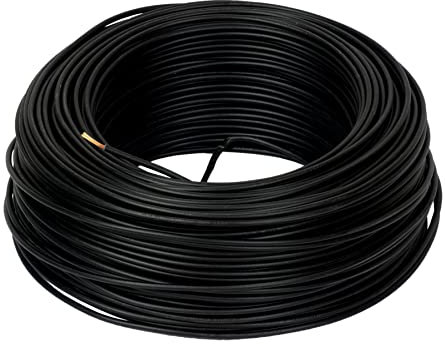 H07V-K Kabel 10 mm² schwarz 10 Meter ALPTEG