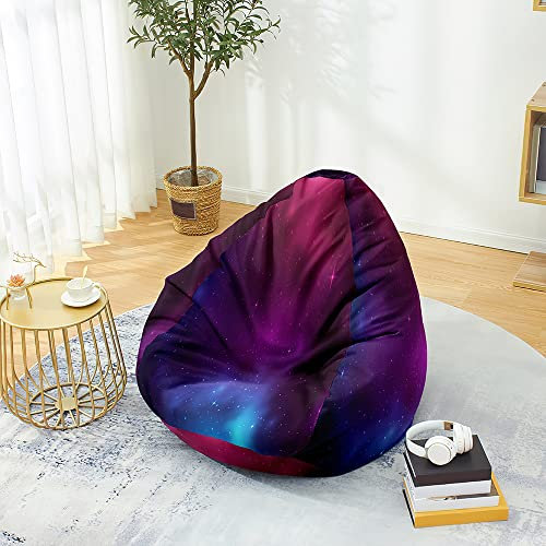 Mateju Sitzsack, Gemütlich Sitzsack Kinder, sitzsack Erwachsene oder als Gaming Bean Bag, 3D-Nachthimmel Garten Lässig Sitzsack Geeignet für Lnnen Oder Außen Zum Liegen Oder (XL,Himmel)