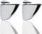 JIANYH 2 Pcs Glass Shelf Supports, Glass Shelf Brackets, Glass and Wooden Adjustable Shelf Brackets, Glass Clamps can be Used in Bathroom / Toilet / Hallway and Wine Cabinet