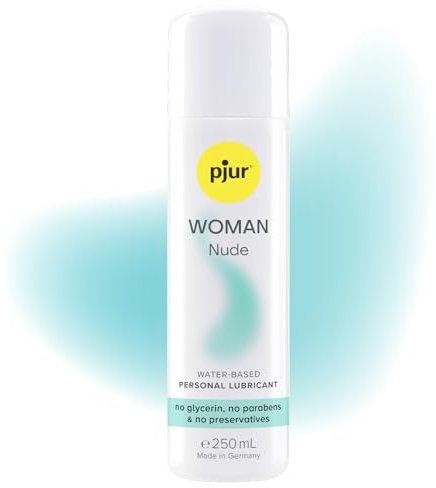 pjur WOMAN Nude (250ml) - Natürliches Gleitgel auf Wasserbasis - frei von Konservierungsstoffen & Parabenen - speziell für Frauen