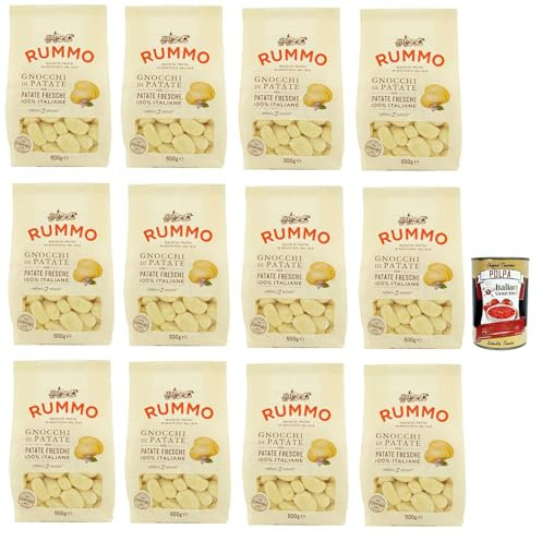 12x Rummo Gnocchi di patate 100% Italienisch Kartoffelklößchen Nudeln 500g + Italian Gourmet 400g