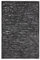 Tesso Living Weicher Hochflor Teppich im Vintage-Look – 200 x 290 cm – Grau Shaggy-Design mit 3D-Linienmuster – Boho & Scandi Stil – ideal für Wohnzimmer & Schlafzimmer