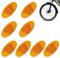 Katzenaugen Reflektoren Fahrrad, Reflector de Rueda de Bicicleta, Reflector de Bicicleta, 8 Piezas Reflectores para Radios de Bicicleta, Bicicleta Luces Reflectantes, Reflector de Radios de Bicicleta