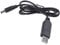 Osmond USB DC 5 V a DC 12 V 2,1 mm X 5,5 mm Convertidor de módulo Conector macho Barril DC de cable de Jack, Cable USB a DC -1 M (5 V a DC 12 V)