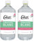 GLOSS- Vinaigre blanc liquide - Nettoie, Détartre, Détache, Dégraisse et Fait briller- Concentration à 14°- Parfum eucalyptus- 100% naturel- Compatible contact alimentaire- 1L - Fabrication française