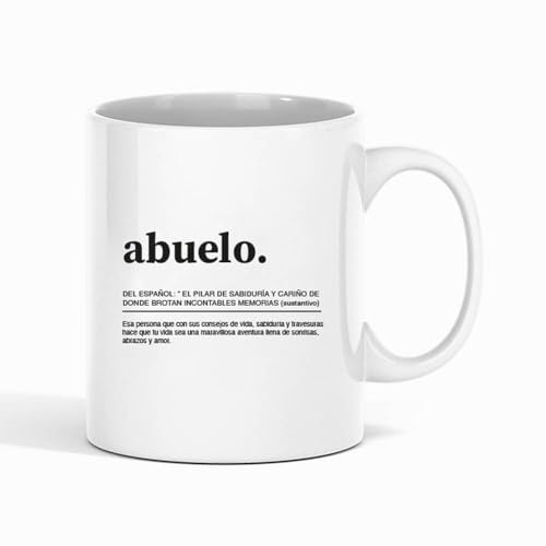 Taza Frase Definición Abuelo Regalo Familia Taza de Cerámica regalos originales (Abuelo)