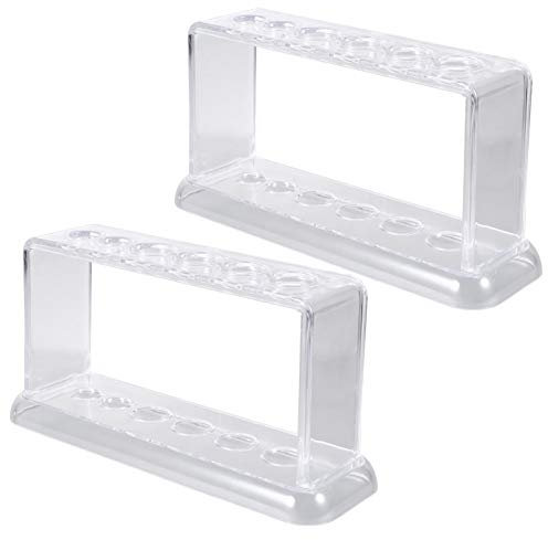 OKUMEYR Reagenzglasständer mit 6 Löchern Aufbewahrungshalter für Reagenzgläser Halterung für Reagenzgläser für die professionelle naturwissenschaftliche Ausbildung im Labor