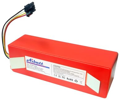 6800mAh Ersatzakku für Xiaomi Mi S5 / S6 / S7 / Q5 / Q7 Max MaxV Ultra Pure Staubsauger, akku für Roborock S50 / S55, Mijia 1st und 2nd Gen Roboter, Ersatz für BRR-2P4S-5200S Akku.(14.4V/97.92Wh)