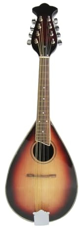 Professional Adult Mandolin Instrument Beginners Adult Professional String Instrument Solid Wood Mandolin Musical Instrument In Sunburst No Box(Orange)