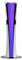 Adesivi per PS5 Pro Console di Gioco, Striscia Adesiva del Centro Host a Prova di Polvere e di Sporco, Decalcomania Della Pelle del Pannello Centrale in PVC Facile da Attaccare e Strappare (Viola)