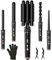 Onftrym Rizador Pelo Ondas Plancha Ondas,5 en 1 Rizador De Pelo con Pantalla LCD Temperatura Regulable,Cerámica Ondulador de Pelo Calentamiento Rápido,Pinzas Rizadoras 3 Barriles con Guante y 2 Clips