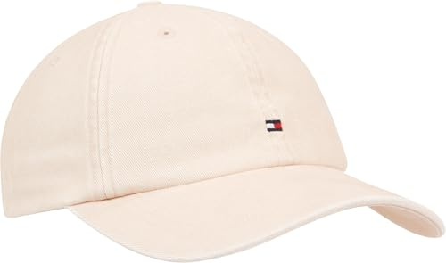 Tommy Hilfiger Cotton 85 Logo Adjustable Baseball Cap Casquette, Fleur Rose, Taille Unique Homme