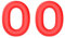 Almohadillas de repuesto para auriculares Sony WH-1000XM6, almohadillas de silicona de repuesto para auriculares Sony WH-1000XM6 (rojo)