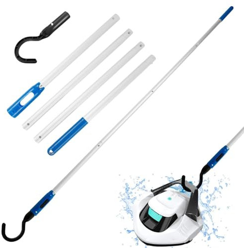 Generisch Haken für Poolroboter,Zubehörhaken für Poolroboter,Hakens für Poolroboters mit Teleskopstange,Abnehmbare Pole für Stange für Alle Poolroboter
