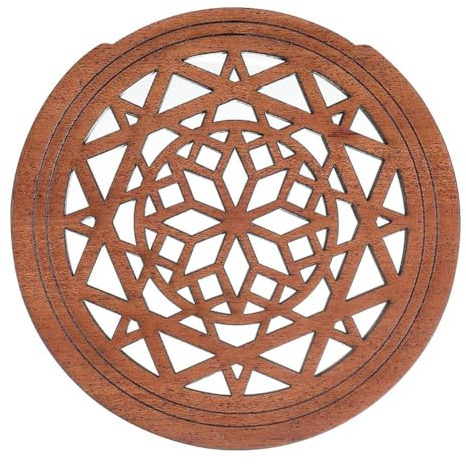 Huudngeje Guitar Soundhole Cover Light Weight Decorative Reduces Feedback and Noise Soundhole Cover Essential Guitar Accessory C