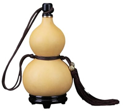 Natürliche kurbisflasche - Wasserträger im Freien, rustikale Getränkekolben | Handgefertigter kurbis -Getränkebehälter, mittelalterlicher Wasserkrug, traditionelle Flaggen mit Quasten für Wandercampin