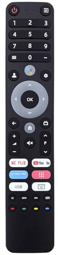 Voice Ersatz-Fernbedienung für Peaq TV PTV32GH-5023C-W PTV32GH-5024C PTV32GH-5024C-B PTV32 GH-5024C-BL PTV32GH-5024C-W PTV32GQF-5024C PTV40GF 5024C PTV43A. QU-5023C PTV50AQU-5023C PTV50GQU-5024C