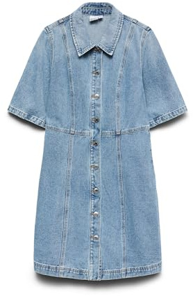 VERO MODA Female Jeanskleid VMDAISY Kurzes Kleid | Denim Dress