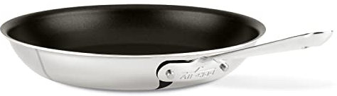 All-Clad 4112NS Stainless Steel Pfanne | 30,5 cm | Alle Herdarten, auch Induktion | Mehrere Schichten | Gleichmäßige Wärmeverteilung | Edelstahl