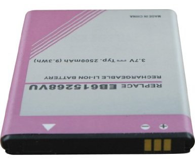 AboutBatteries Akku für Samsung GT-N7000, 3.7V, 2500mAh, Li-Ionen