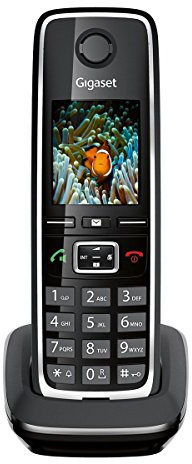 Gigaset C530H - DECT-Mobilteil mit Ladeschale - hochwertiges Schnurloses Telefon für DECT-Basis - kontrastreiches Display, schwarz Ohne Basis