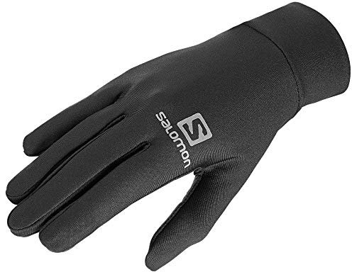 Salomon Gloves Cross Warme Unisex-Handschuhe, perfekt zum Laufen, Wandern, Skifahren und Snowboarden, Schwarz/Black, Extra Small