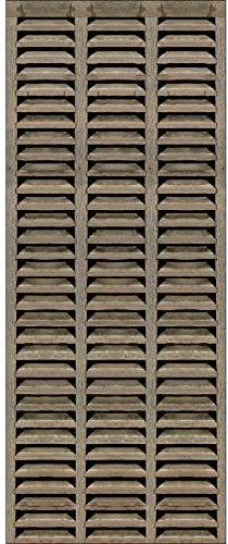 PLAGE Non Woven Wallpaper Vliestapete Jalousie, braun, 98 x 0,2 x 240 cm
