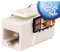 VC VERTICAL CABLE Vertical Cable V-MAX Cat6 Keystone Jack - White - 25 Pack