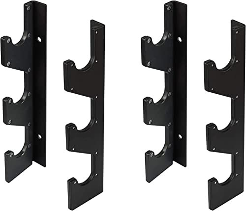 Yes4All WRMQ Horizontale Wandhalterung Langhantel Halter, 6 Bars