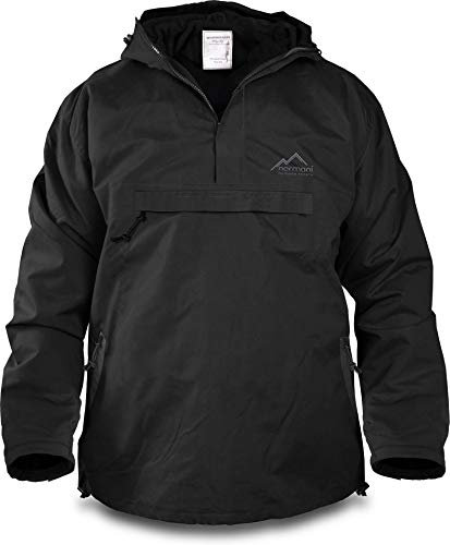 normani Winddichte Funktions-Jacke für Damen und Herren von S-4XL Farbe Dunkelschwarz Größe 4XL