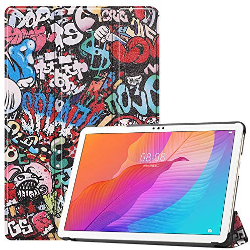 Lobwerk - Custodia per Tablet Huawei Honor Tablet 6/MatePad T10/T10S da 10,1 Pollici, Sottile, con Funzione di Supporto e spegnimento Automatico