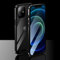 CeeDoo iPhone 12 Mini Hülle Magnetische Adsorption Handyhülle für iPhone 12mini Transparent Gehärtetes Glas 360 Grad Schutzhülle Mit Kameraschutz - Schwarz