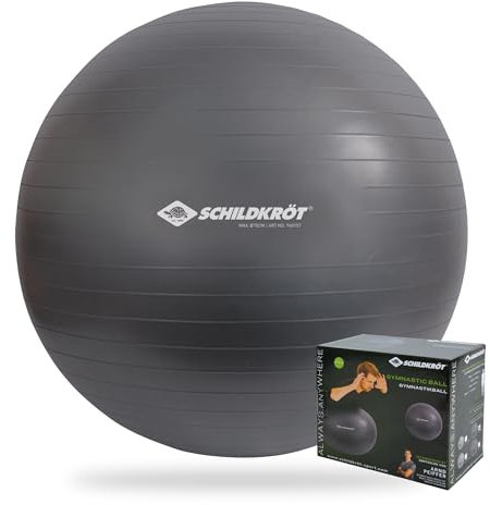 Schildkröt Unisex – Erwachsene Gymnastikball 85cm, Anthrazit