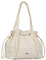 Gabor bags Malu Damen Shopper Umhängetasche Reißverschluss Mittelgroß Weiß