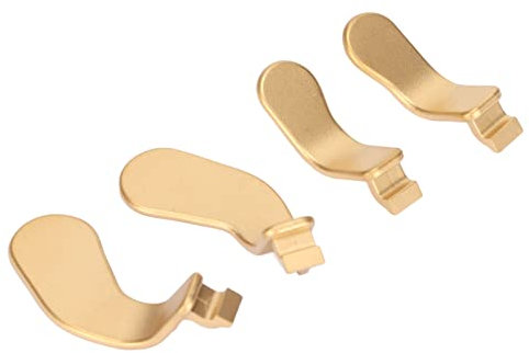 Controller-Paddles, verbessern die Genauigkeit Metall-Paddles 4 Stück Einfache Bedienung Einfach zu ersetzen für Elite Controller(Gold)