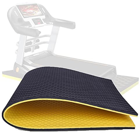 V3VOGUE Laufband Matte Schalldämmend, Bodenschutzmatte Stoßfest Extra Wiederstandsfähige, Hochdichte Bodenmatte Für Heimtrainer, Crosstrainer, Rudergerät, Multifunktionsmatte