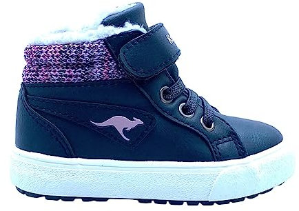 KangaROOS Jungen K-Ten Kangu Sneaker, Dk Navy Grape, 24 EU