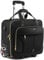 RUCYEN Rolling Laptop Bag,Rolling Briefcase for Men & Women,Laptop Briefcase on Wheels,Carry On Bag for Business Travel, Black+Gold Zipper, 15.6, Work